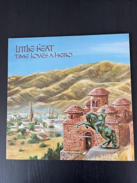 LP Little Feat, titel 'Time Loves A Hero'.