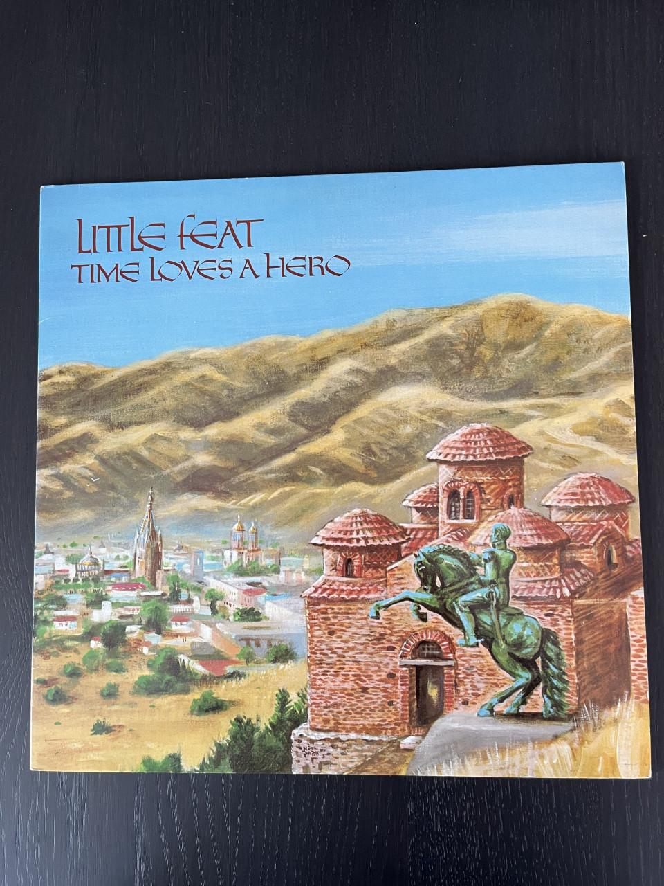 LP Little Feat, titel 'Time Loves A Hero'.