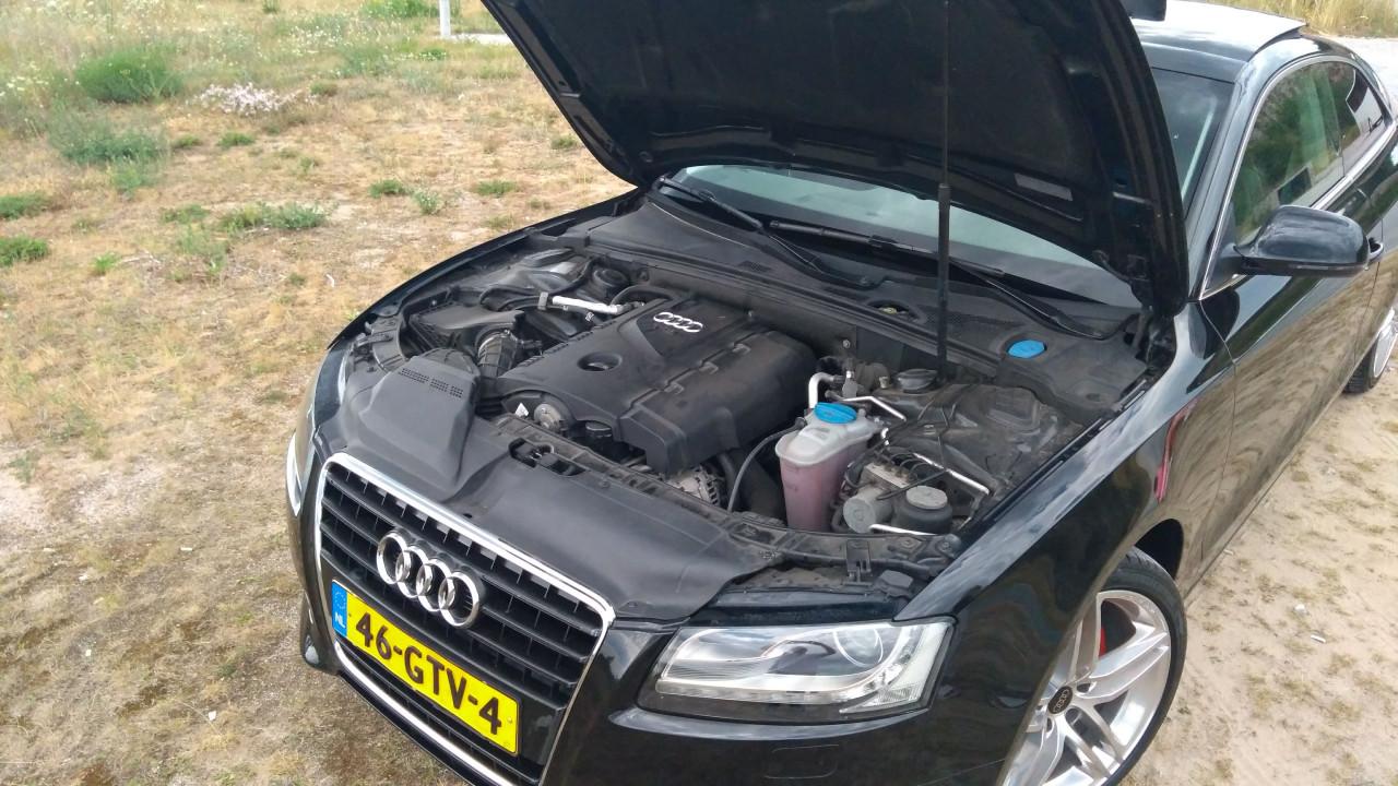 Audi A5 S-Line 1.8 TFSI Coupe (2008) – Zwart – Sportief & stijlvol