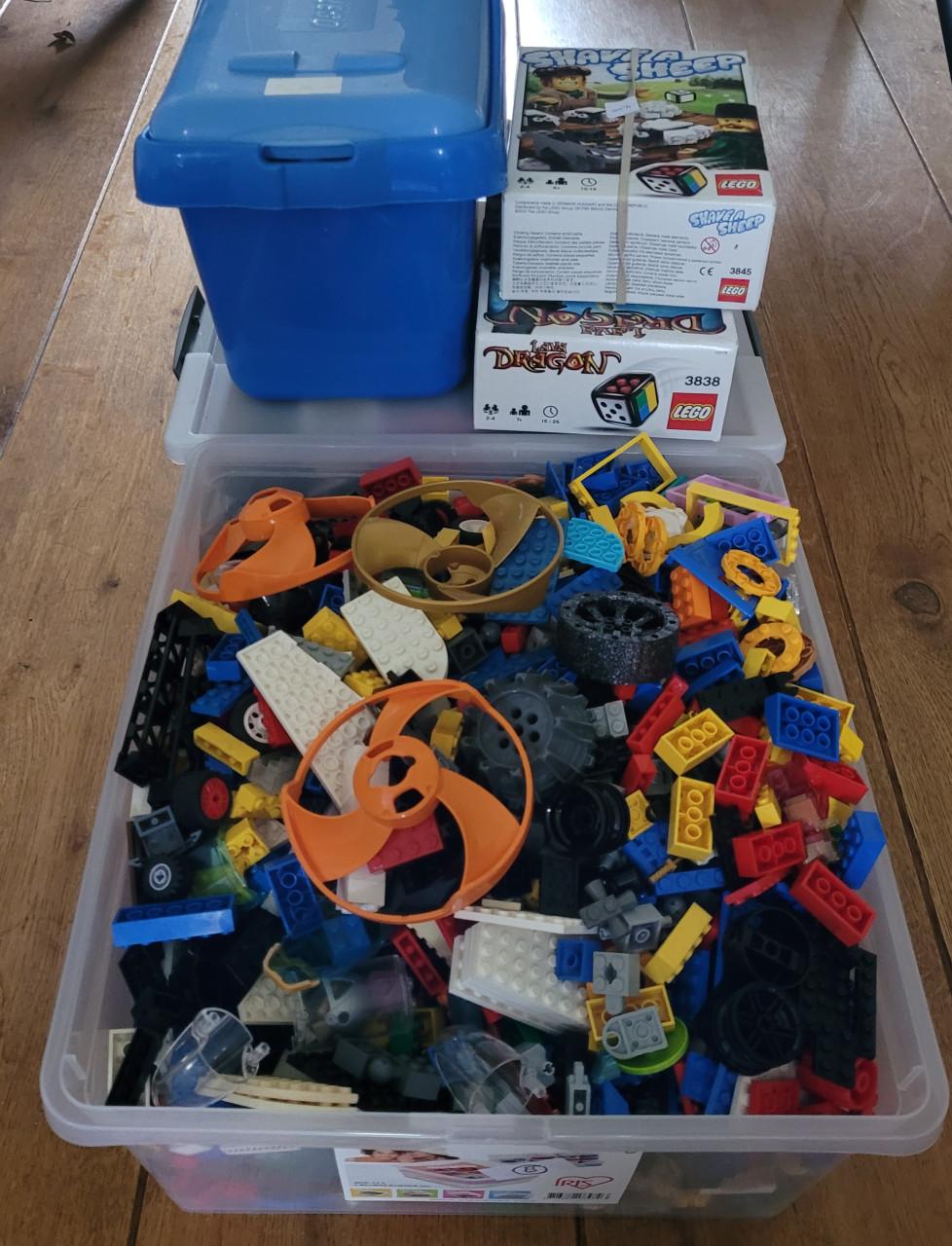 Losse lego onderdelen grote partij