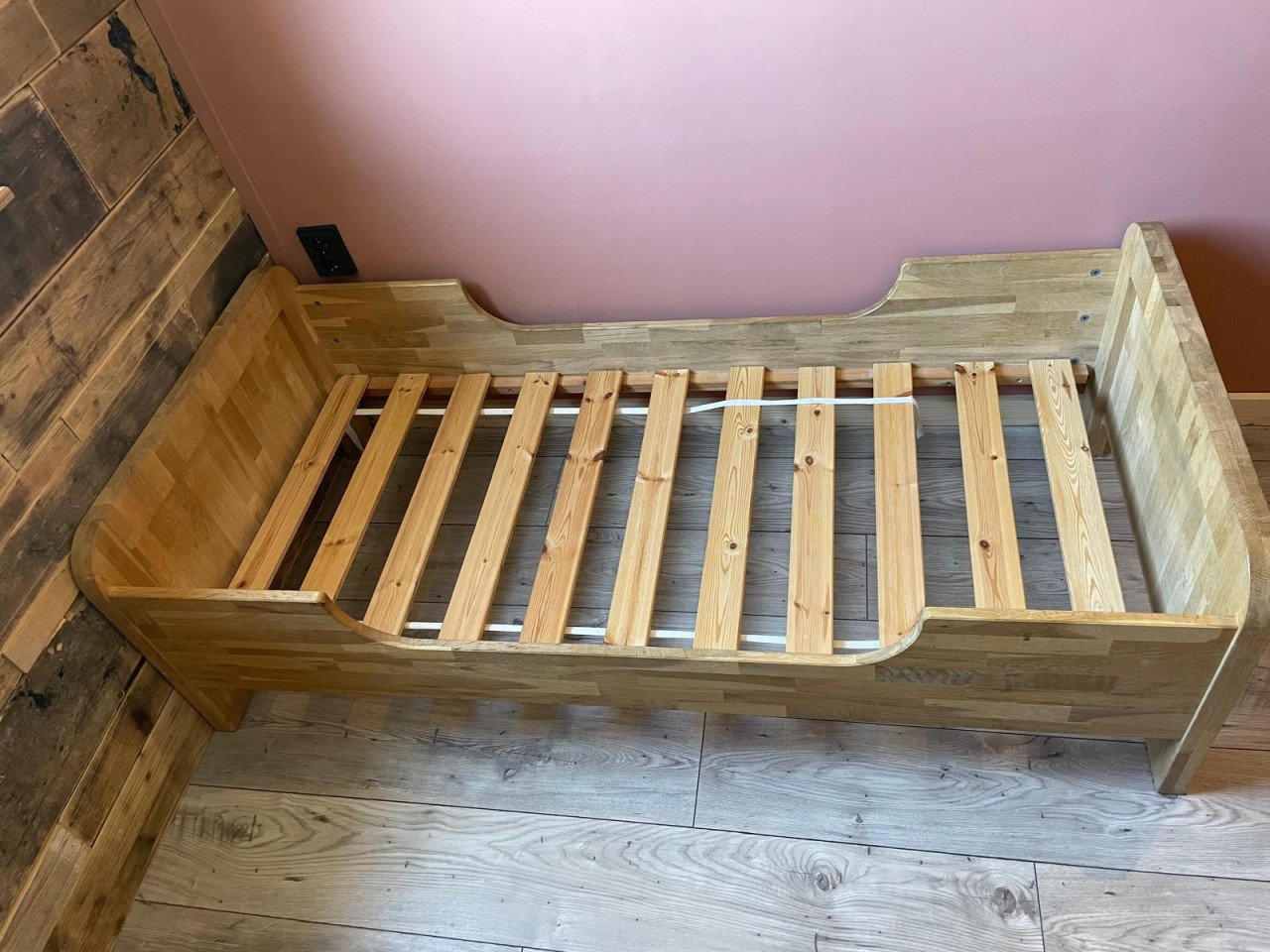 Kinderbed - eiken hardhout