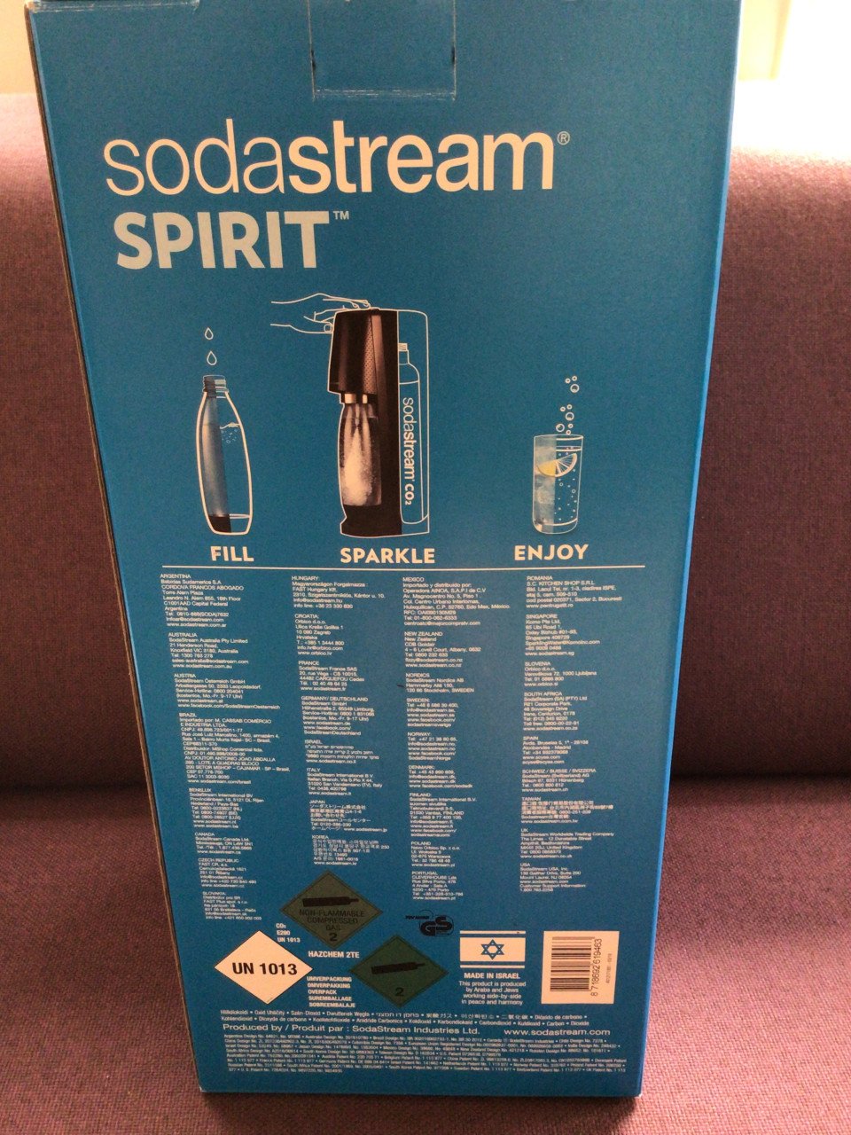 Soda stream spirit