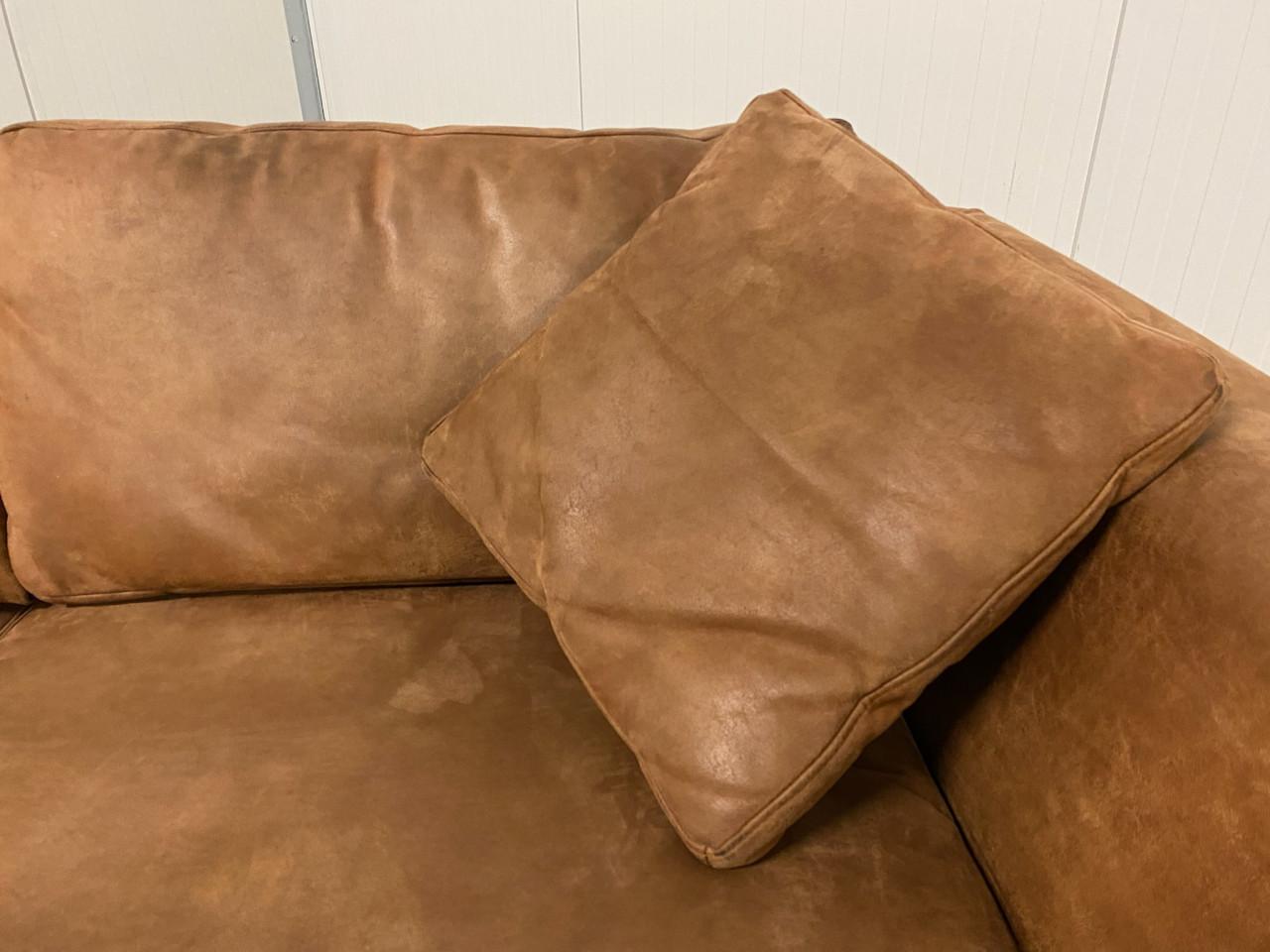 Swede Cognac Hoekbank – Premium Comfort – Gratis Levering NL & BE