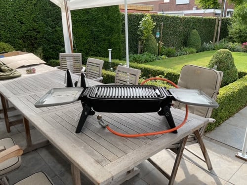 BBQ op propaan gas en camping gas