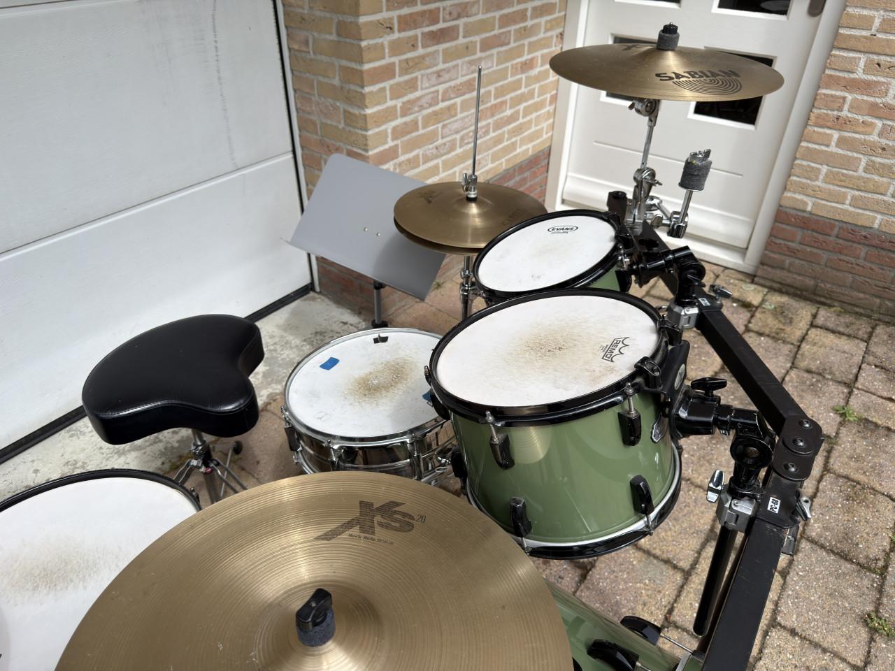 Pearl Vision drumstel - Zeer compleet