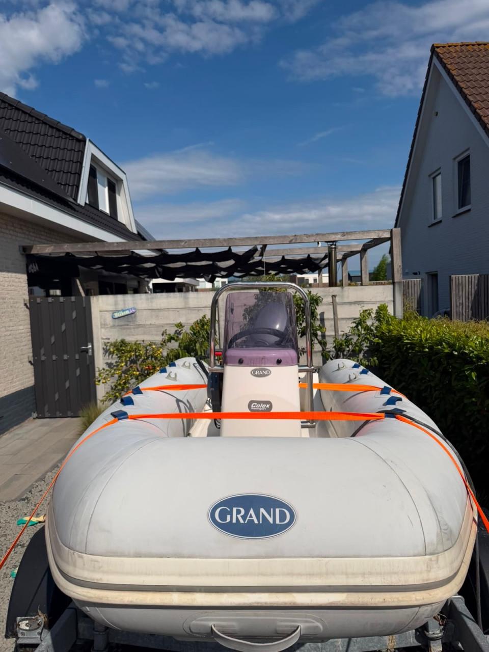 Wil je morgen al gaan varen? Grand RIB met Yamaha 15pk buitenboordmotor