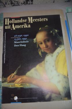 Posters tentoonstellingen Ned. kunstenaars ong. 40 jaar oud!