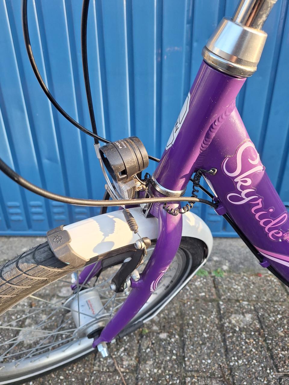 Puky Skyride 3V 20 inch meisjesfiets Paarsets