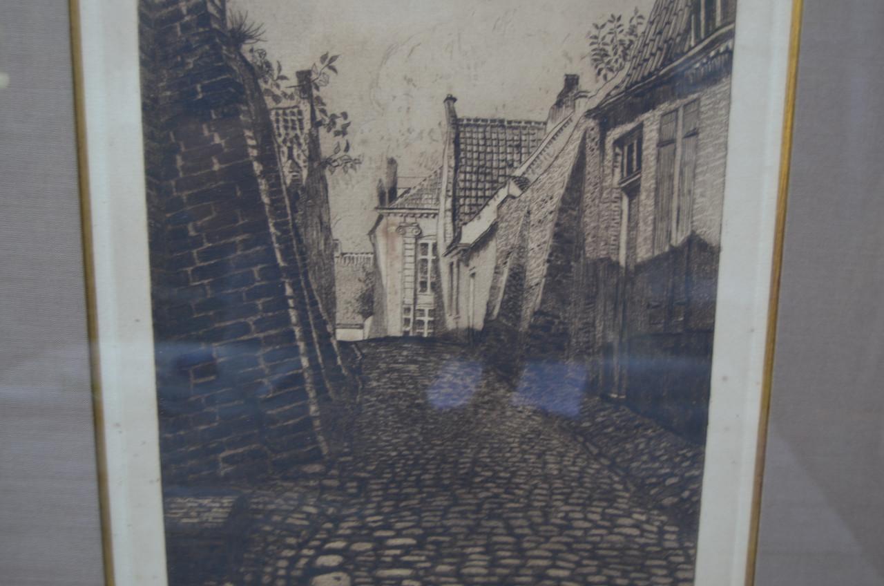 Grote ets van een straatje, Ottengas. Nijmegen?