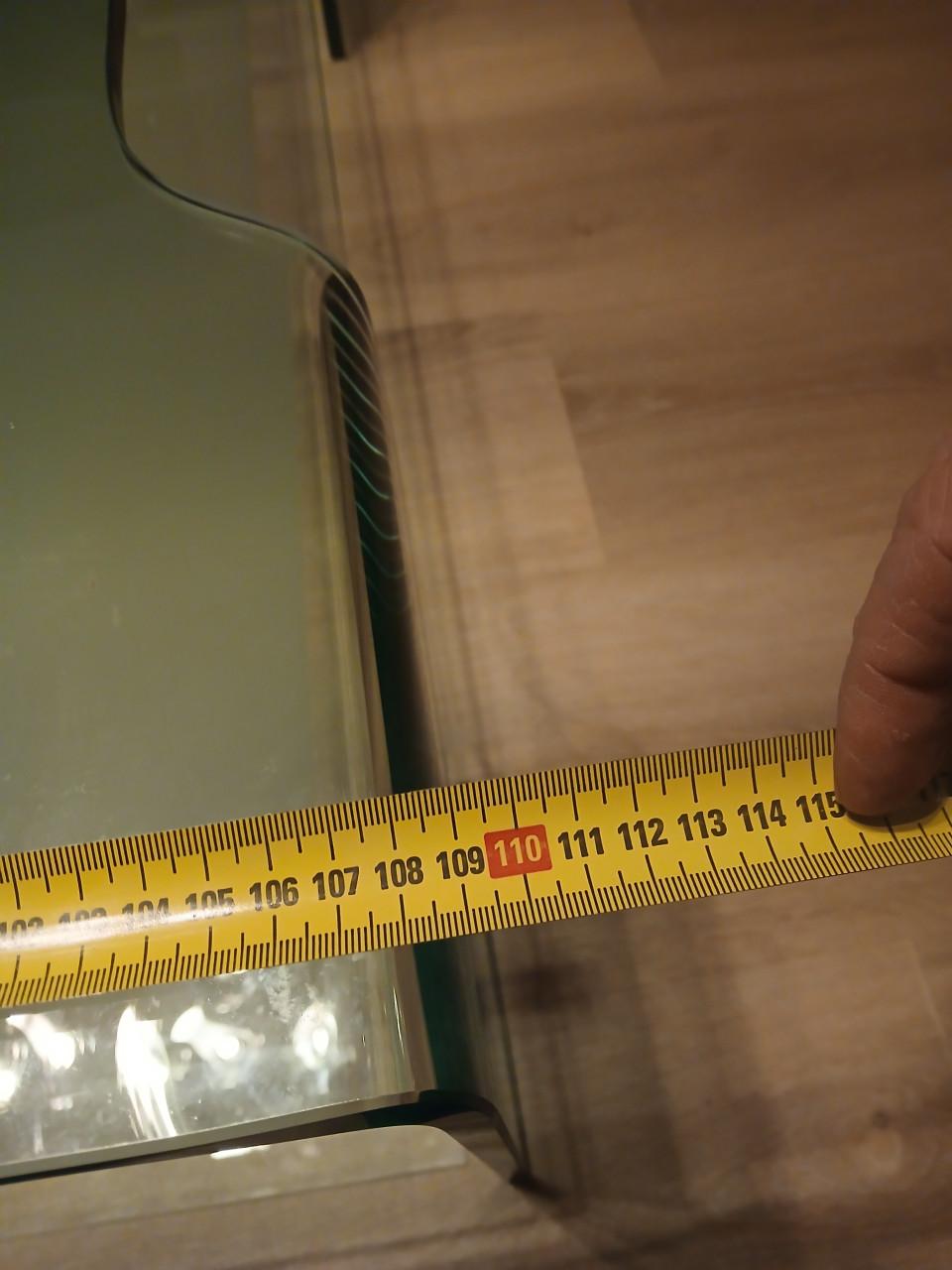 Gratis Glazen Salontafel 110x110cm