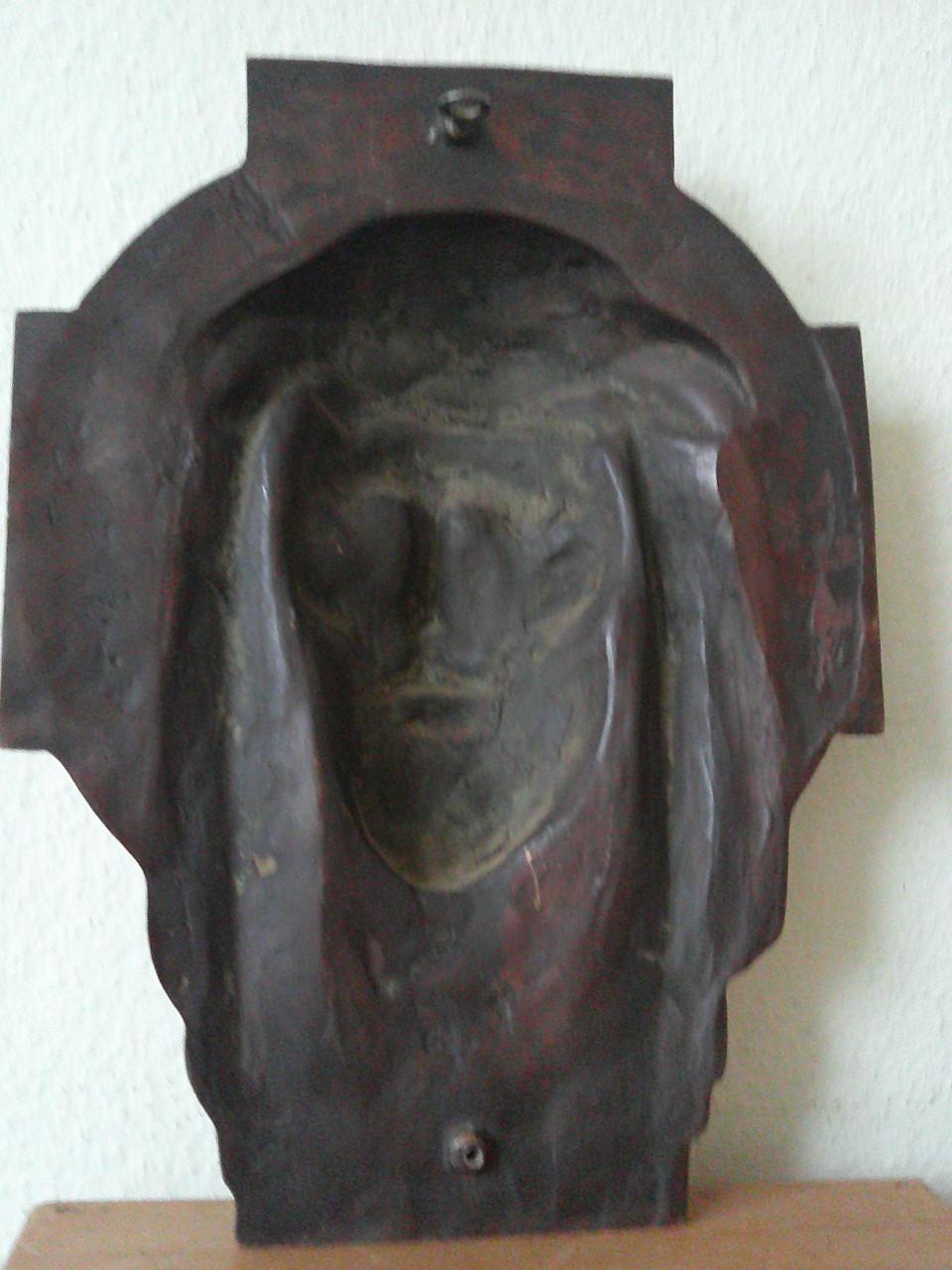 GESIGNEERDE RELIGIEUZE ART DECO PLAQUETTE JAREN '20