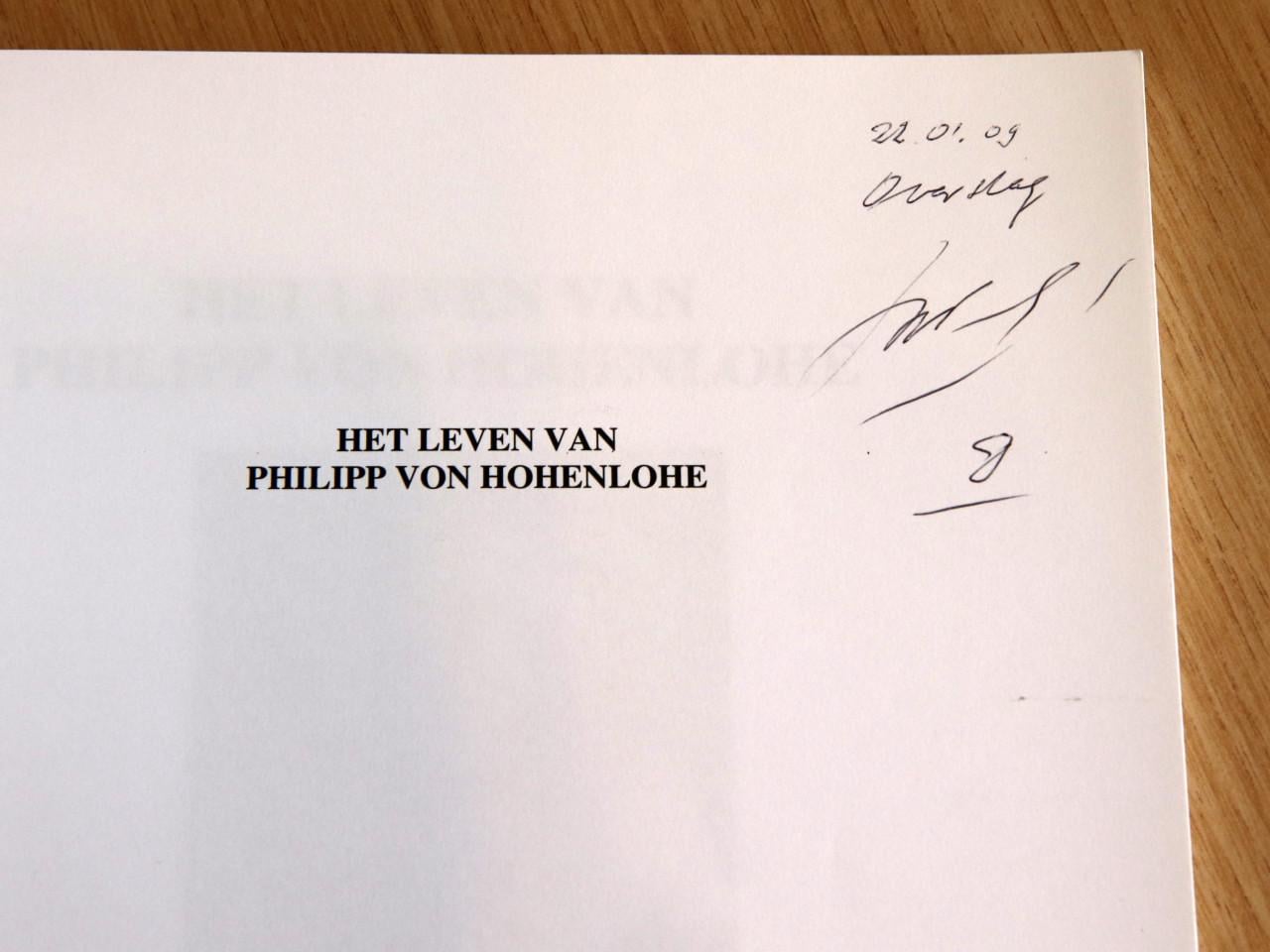 Het Leven van Philipp von Hohenlohe