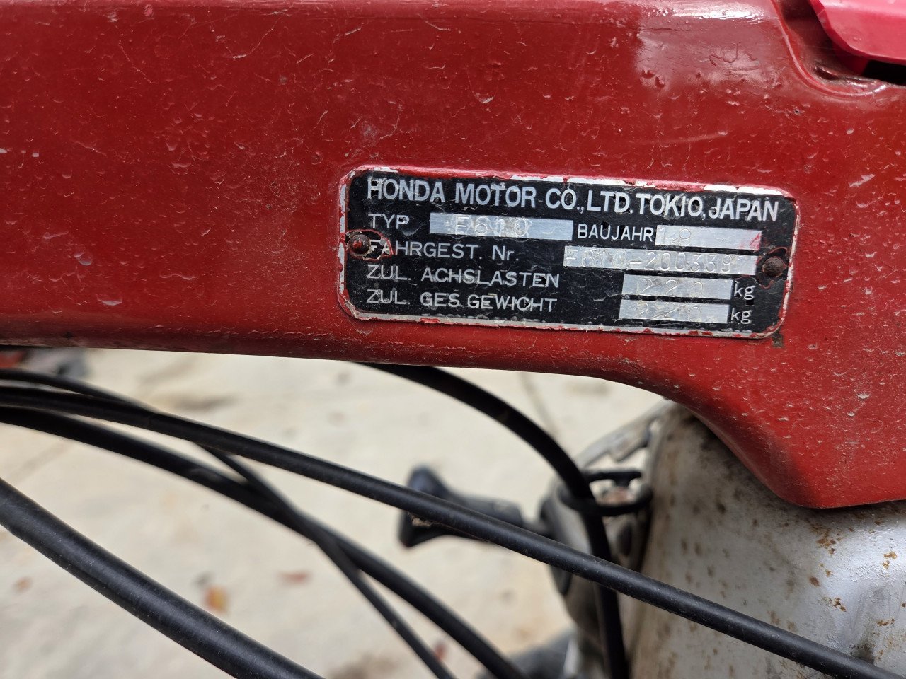 Tuinfrees honda