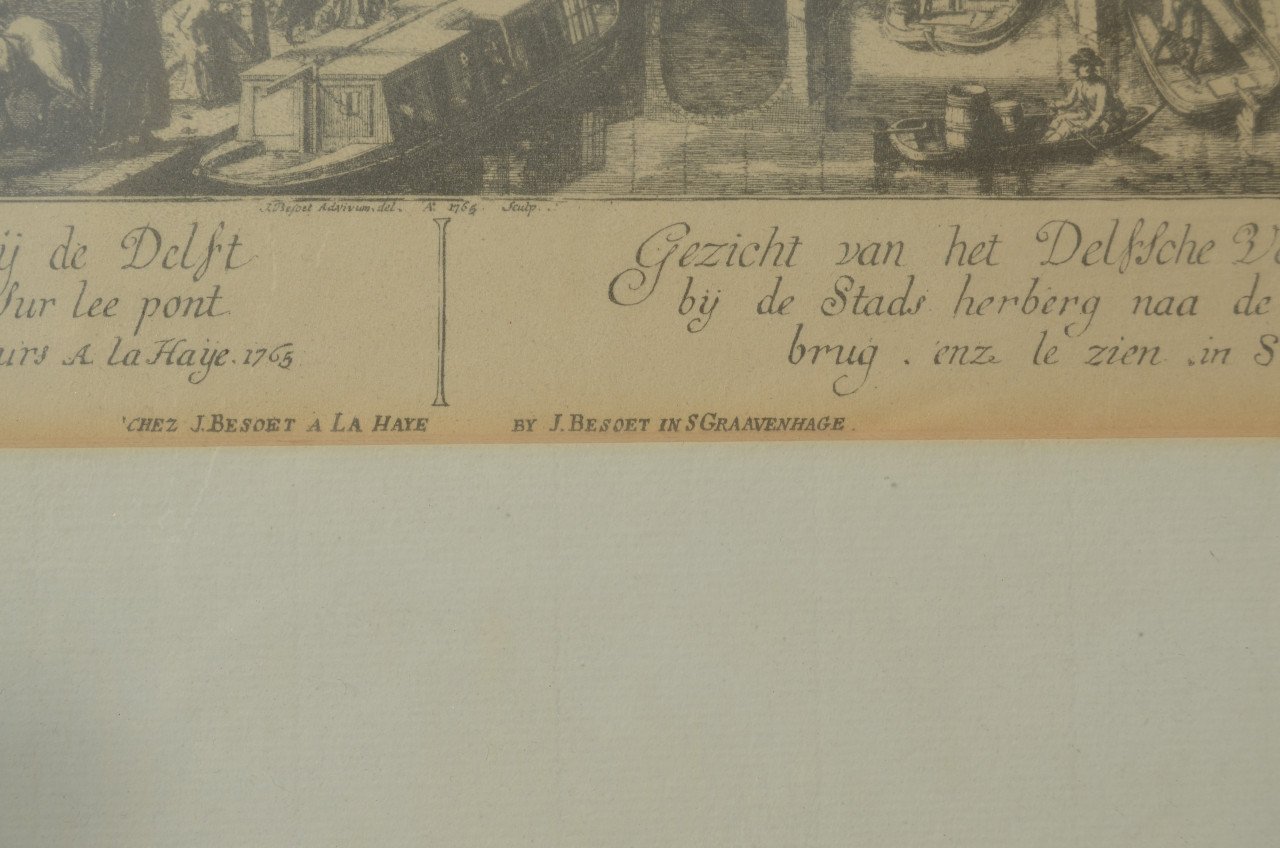 Gravure 't Spui Den Haag 1765