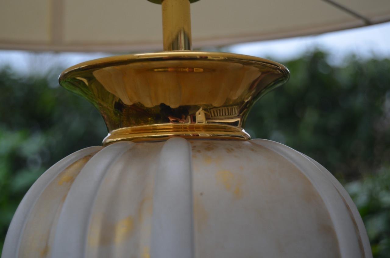 Mooie grote schemerlamp in prima staat!