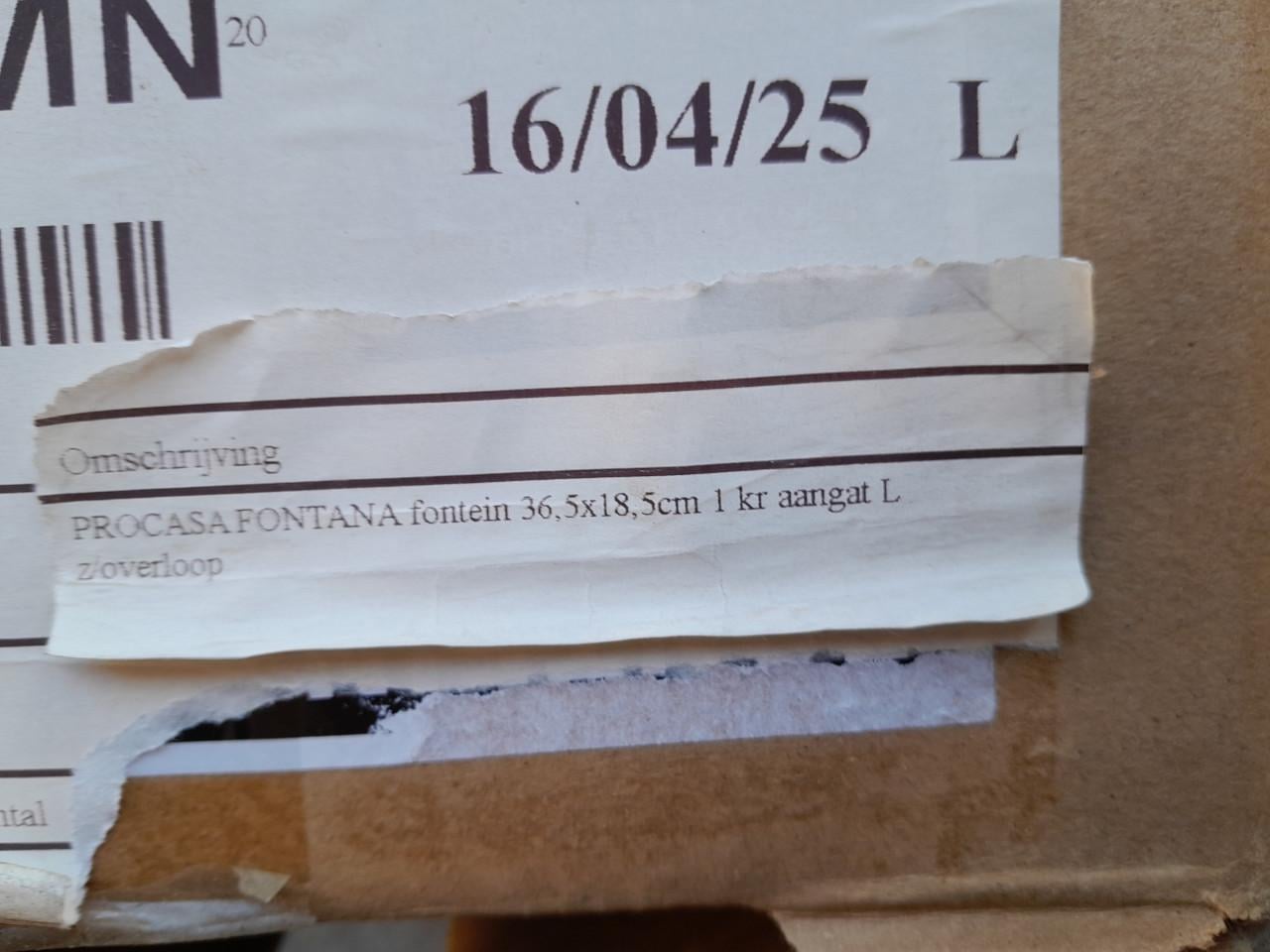 Div z.g.a.n en nieuwe wasbak