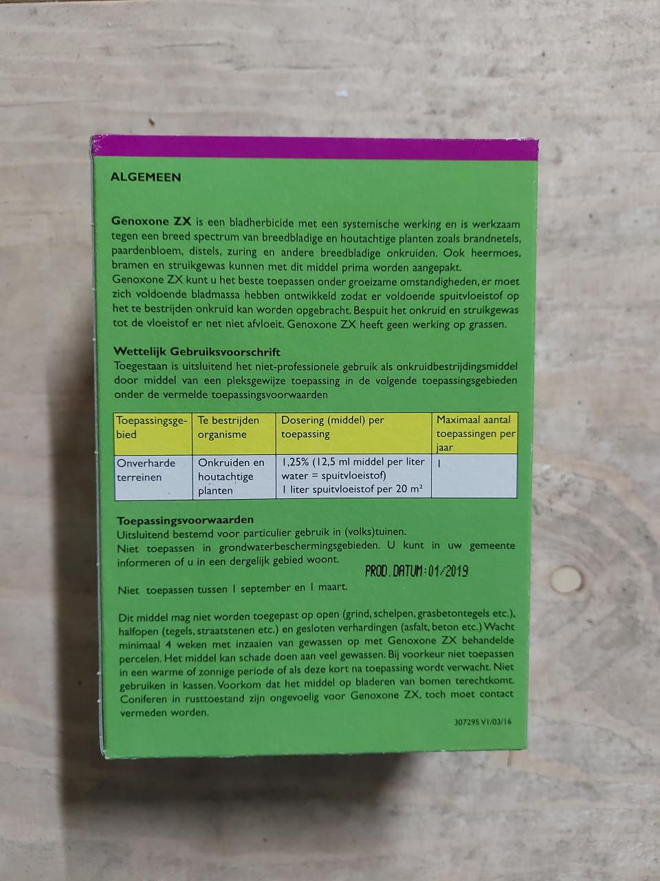 Middel voor hardnekkige onkruiden 20 liter
