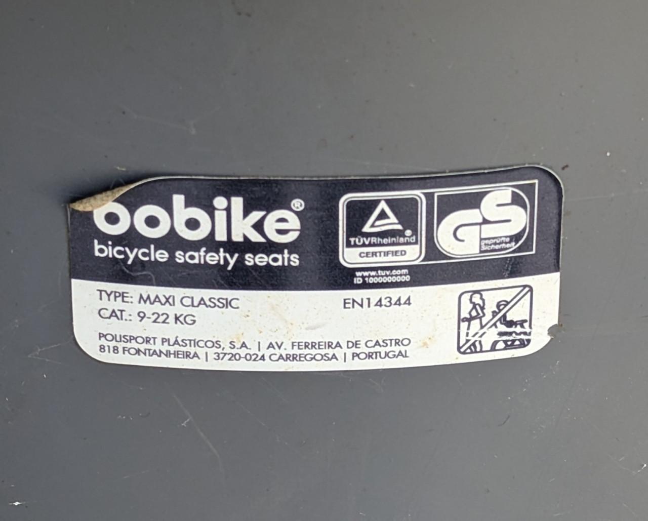 Bobike fietsstoeltje voor