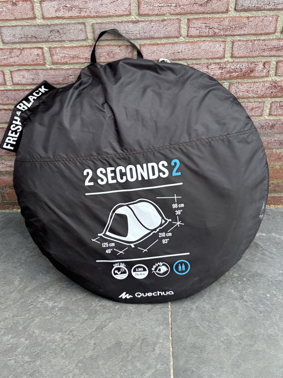 2 pers fresh and black tent