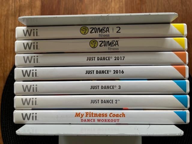 Nintendo Wii met balance board, maar zonder controllers