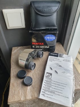Zgan kleine, krachtige verrekijker Pentax MCF Jupiter II 8x20....