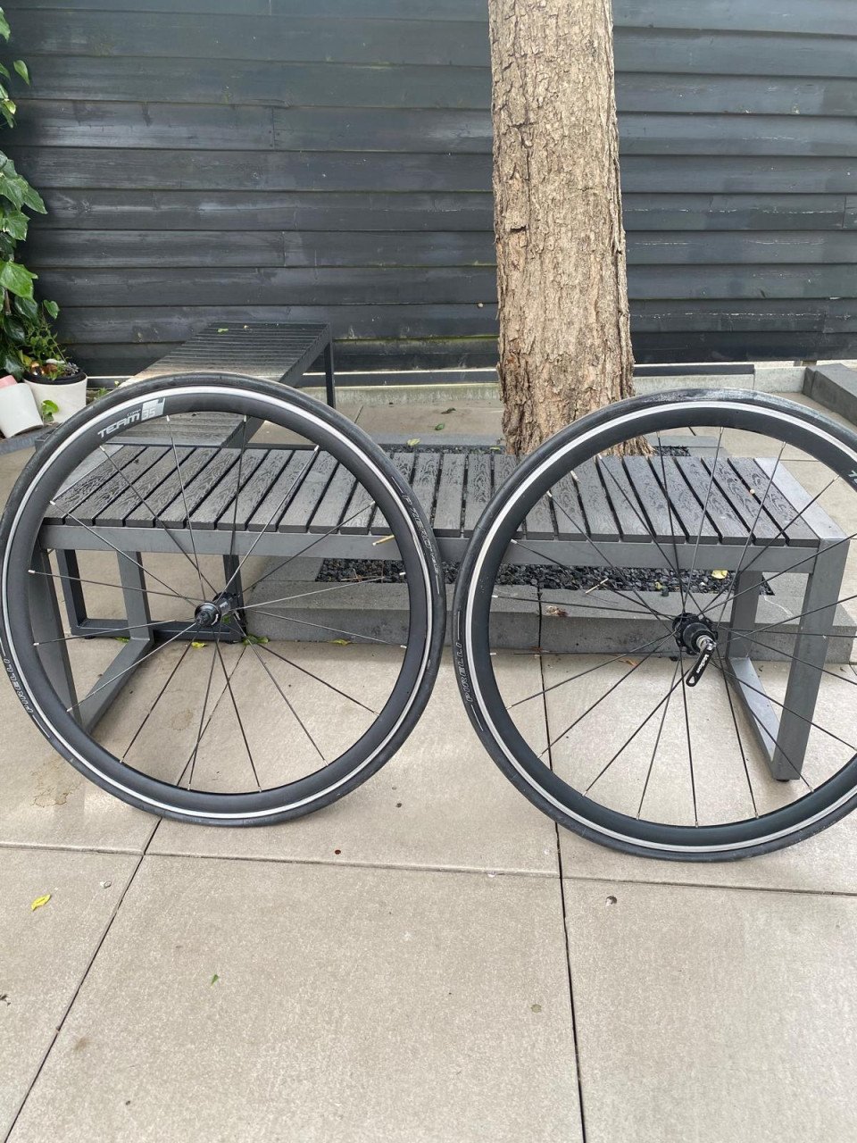Wielset Vision team 35 en racefiets standaard