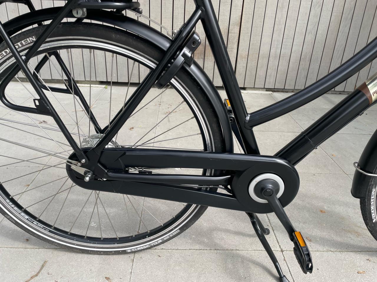 Elektrische damesfiets.