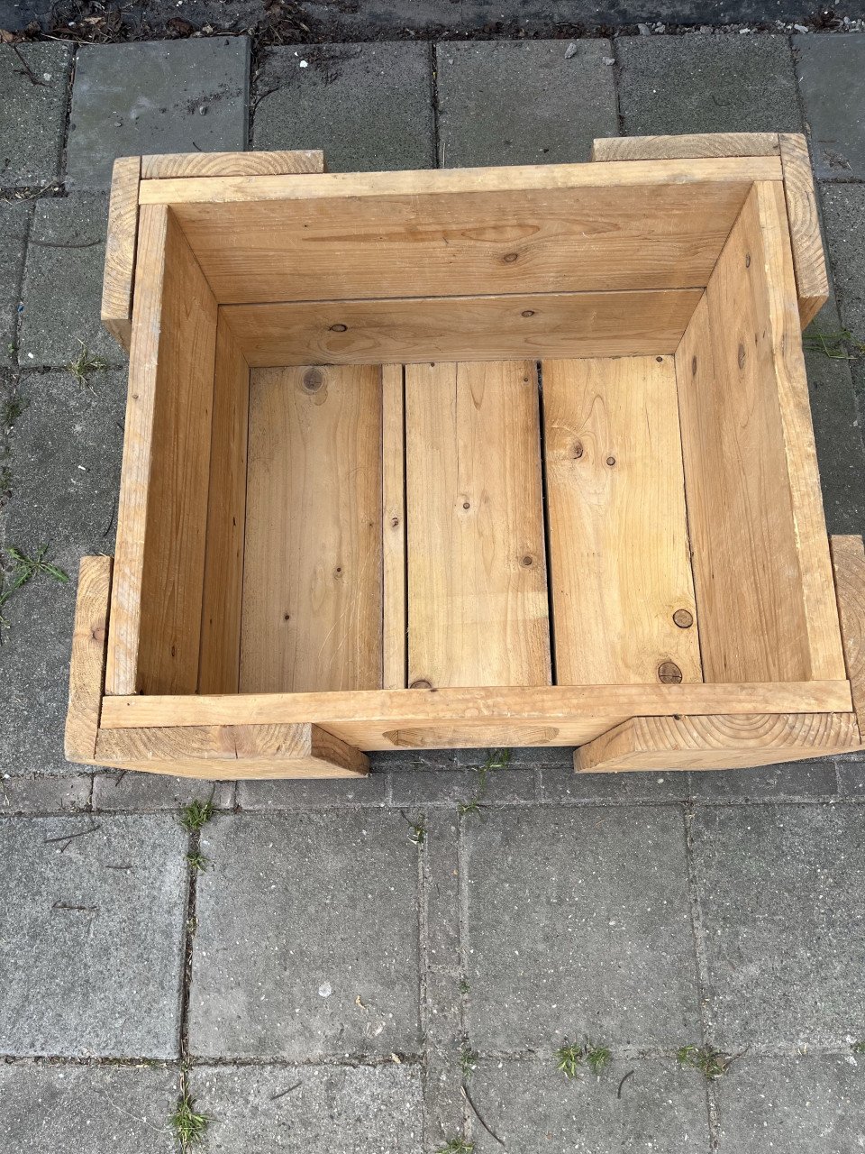 Steiger houten honden/katten mand