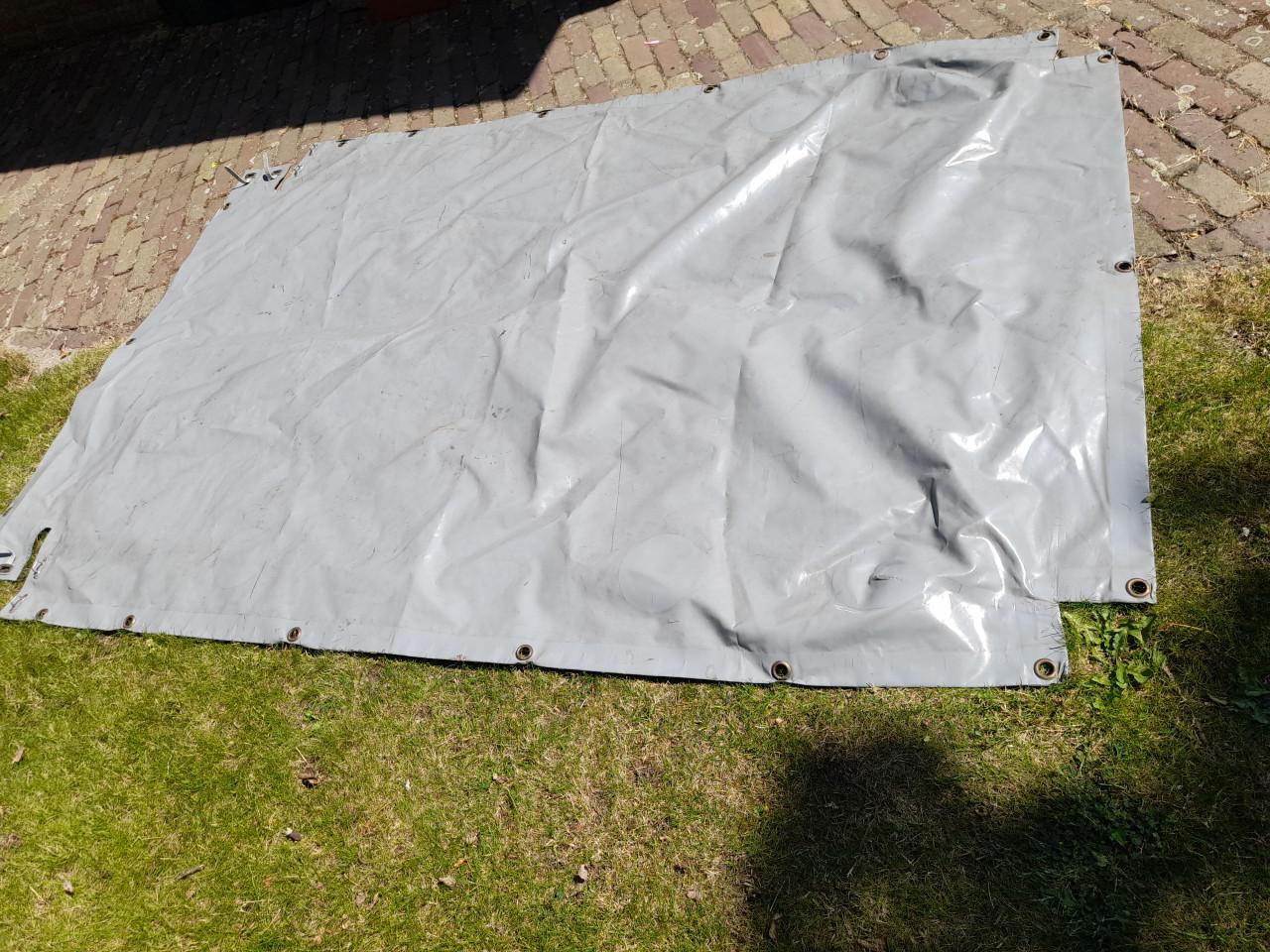 Aanhanger zeil (PVC) 145 x 225 ( in goede staat )