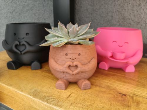 3d prints leuke bloempotjes