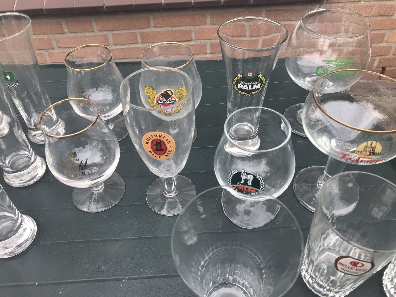Glazen,bier,limonade,diverse merken