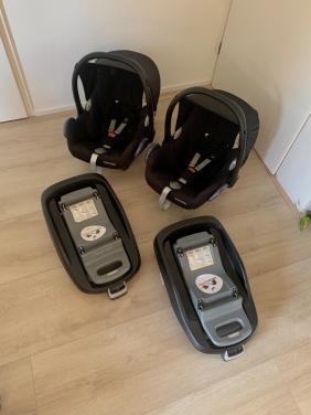 MaxiCosi Cabriofix autostoeltjes met isofix (2x)