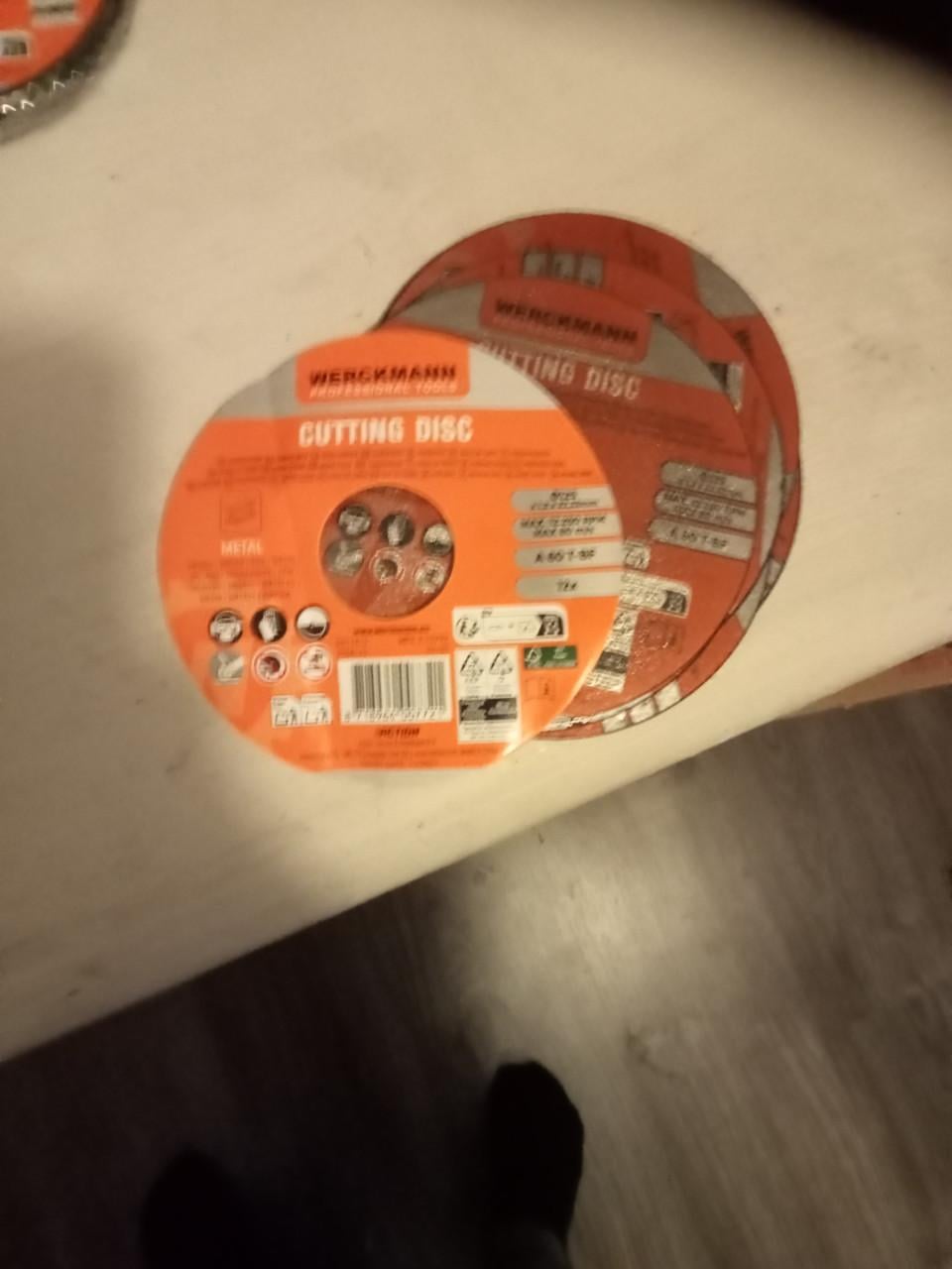 Slijpschijf met verschillende schijven