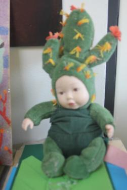 Anne Geddes poppetje,,cactus