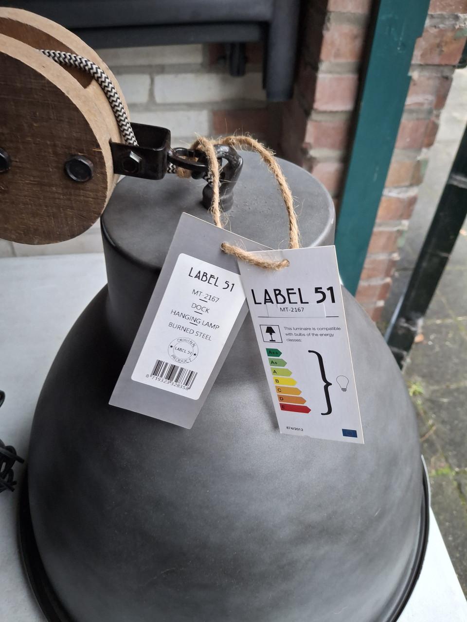 Industriële hanglamp.