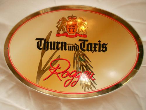 Emaille reclamebord plaat schild Thurn und taxis bier.
