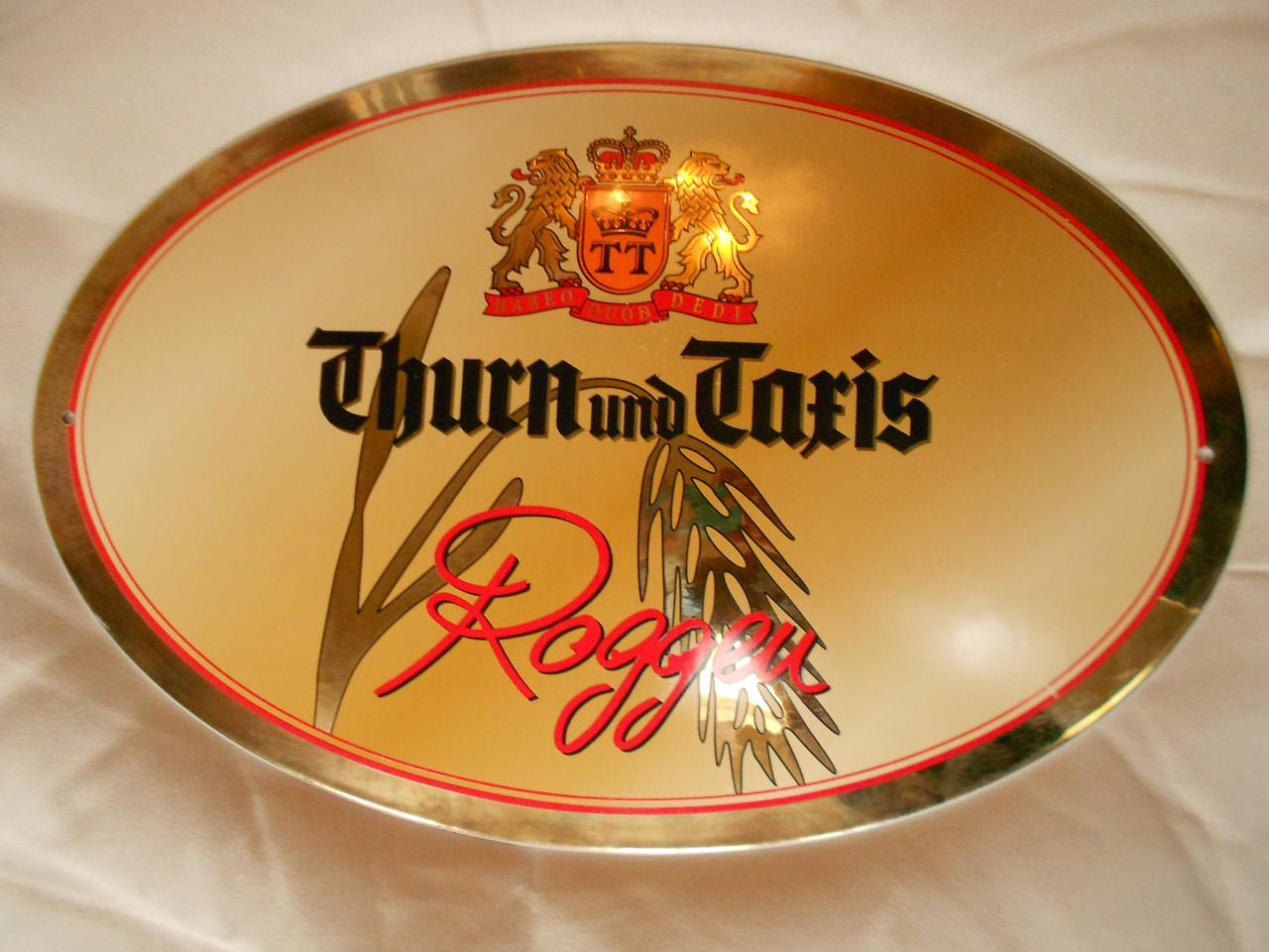 Emaille reclamebord plaat schild Thurn und taxis bier.