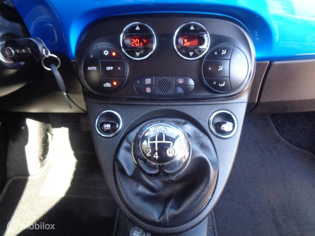 Fiat 500 1.2 sport/groot navi/ecc airco/lm velgen/dig dash/zwarte hemel stu