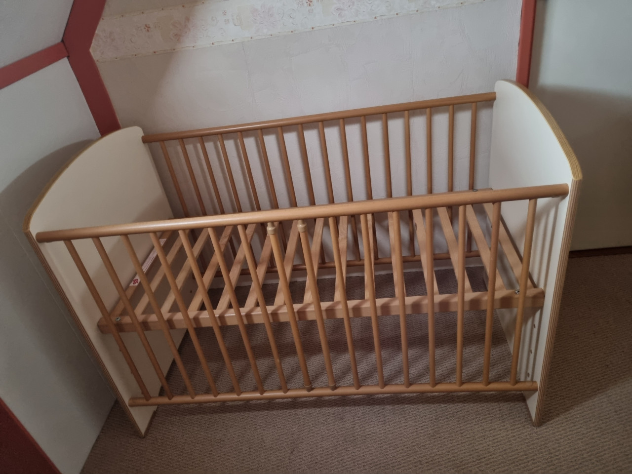 Kinderledikant met matras en dekbed