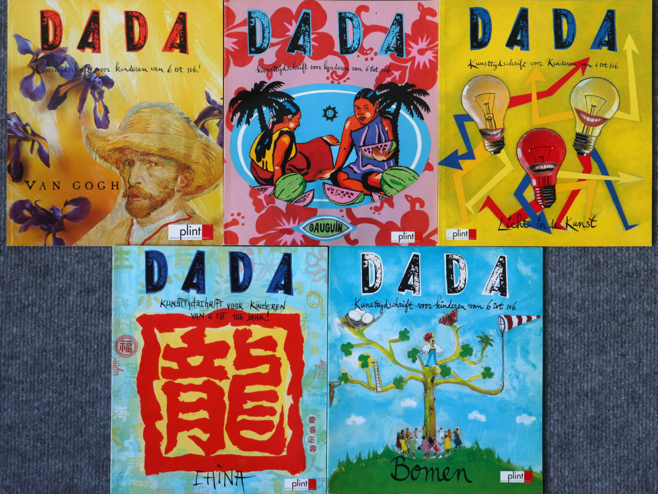 Jaargangen DADA kinder kunsttijdschrift