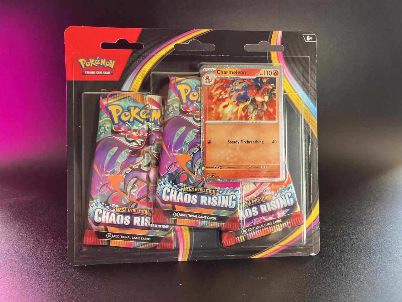 Pokémon – Mega Evolution: Chaos Rising – 3 Pack Blister