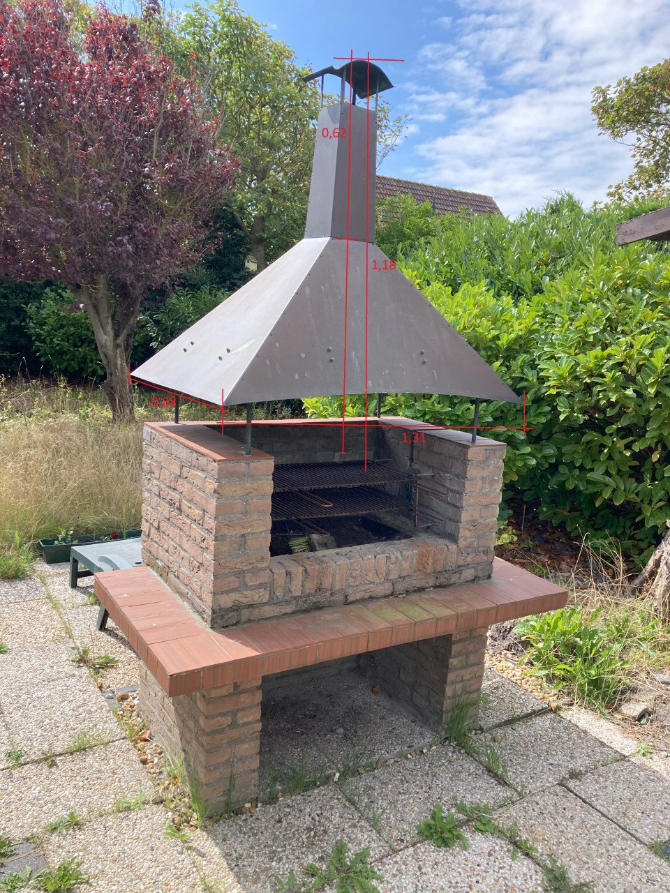 Kap voor buiten BBQ