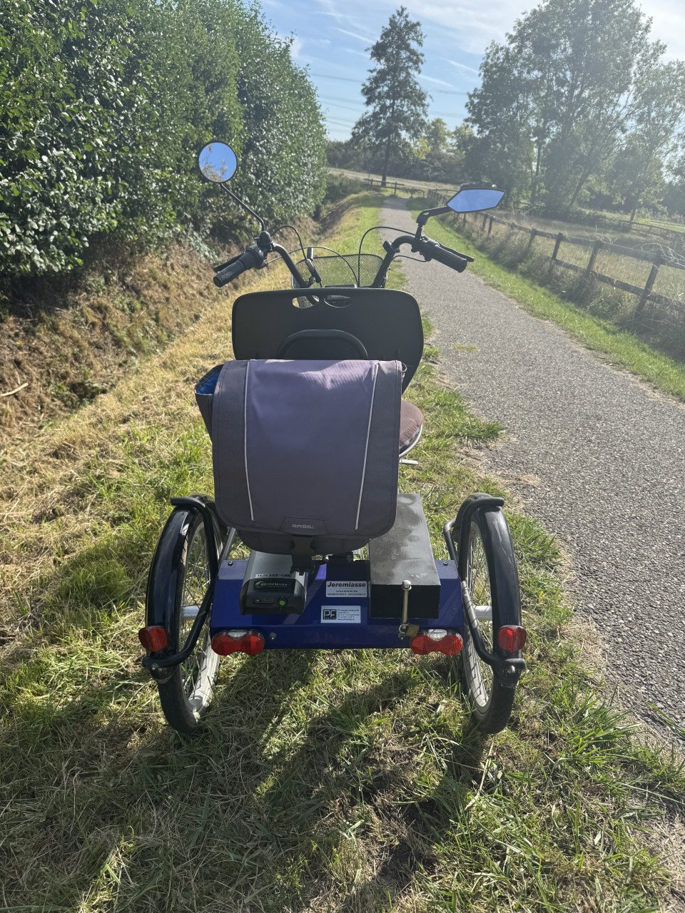 E-bike zit driewieler