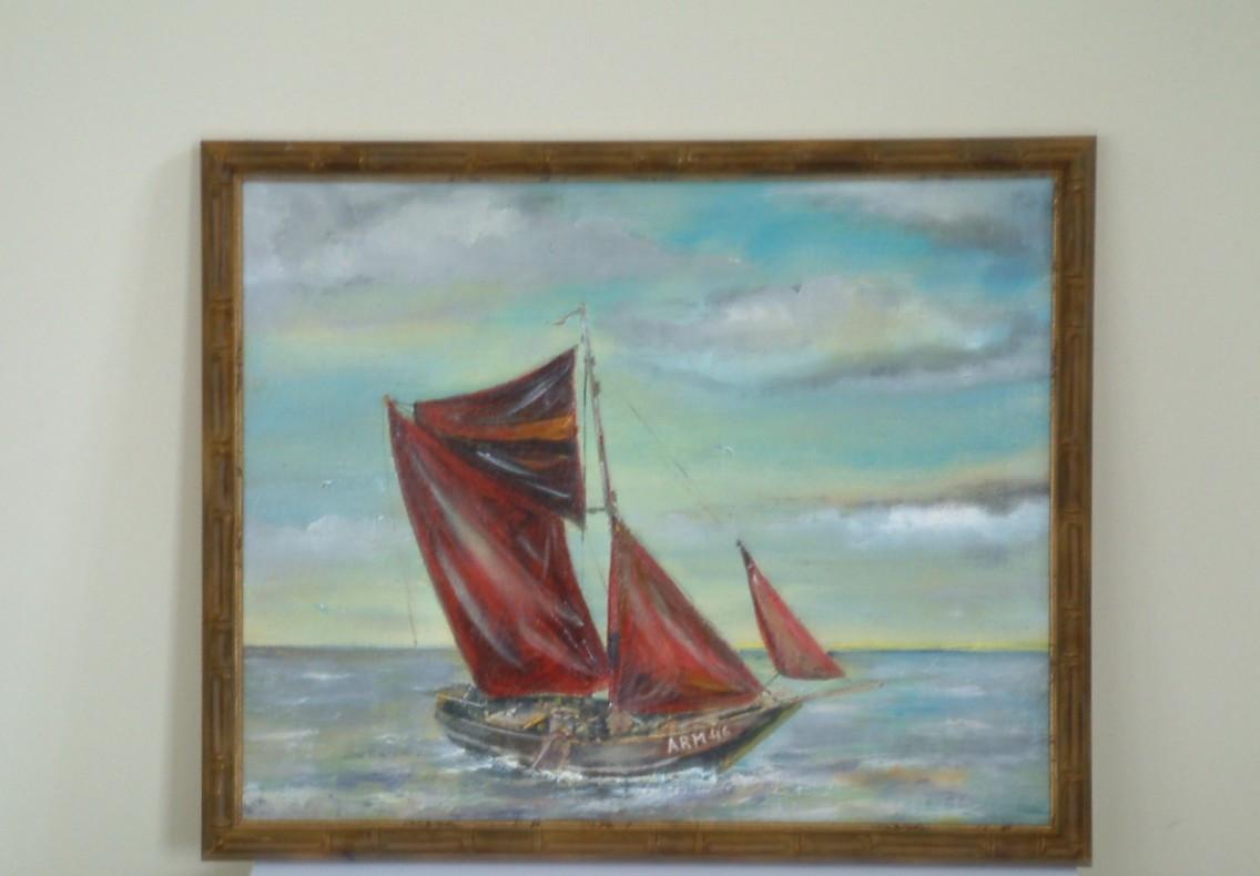 Voor anker   Jac Caljouw  schilderijen