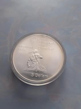 5 dollar sterling zilver proof in capsule