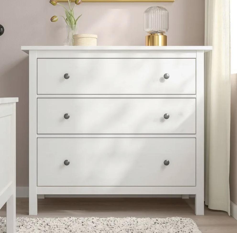 Mooi dressoir wit massief hout