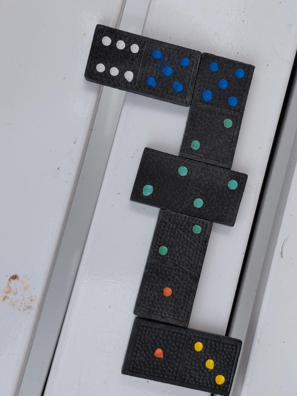 Oud Domino spel