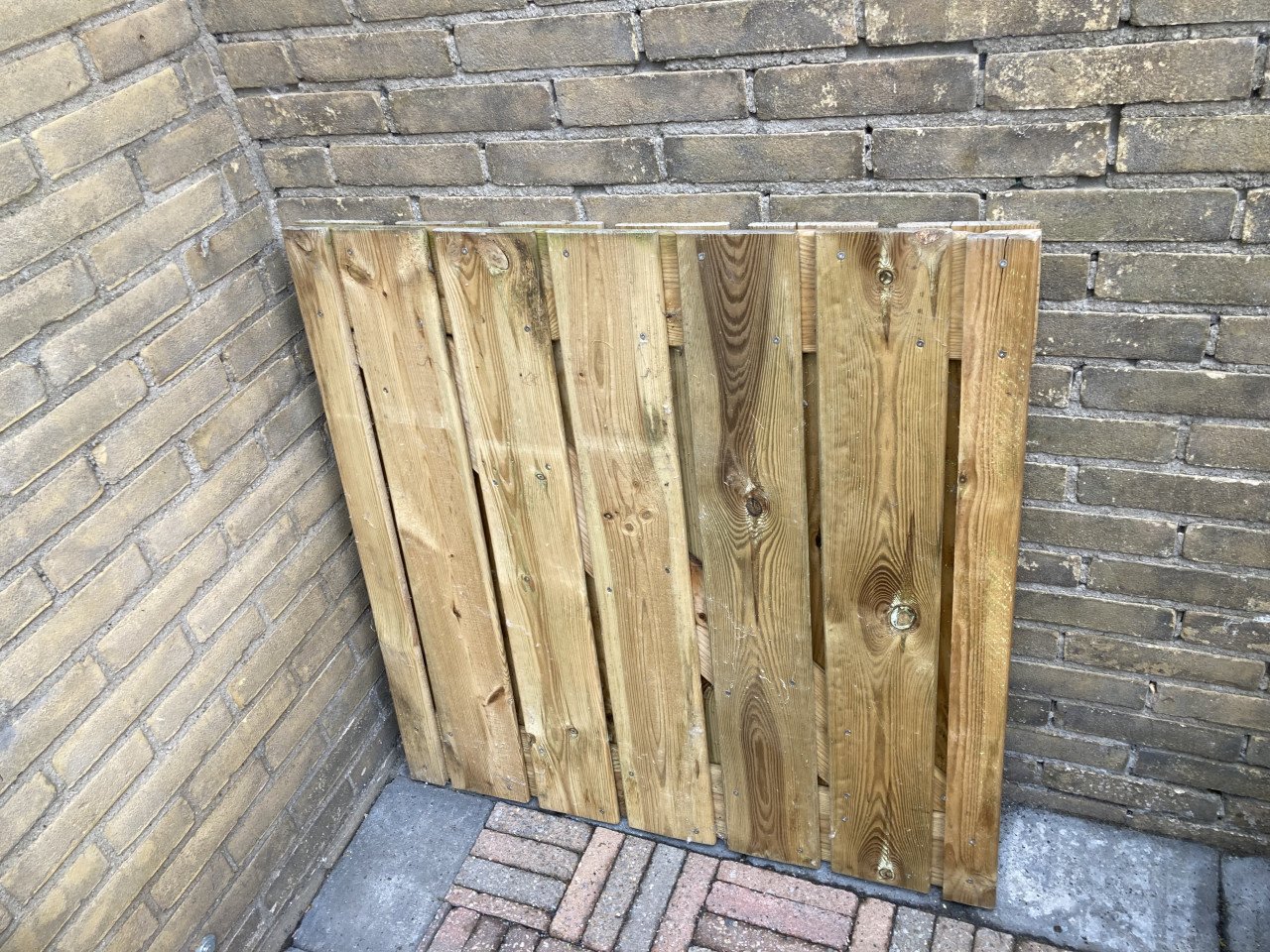 Houten hek