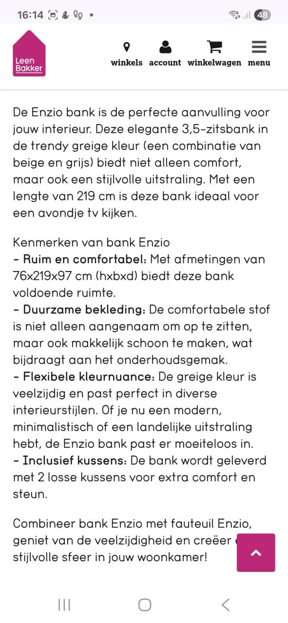 NIEUWE 3,5-ZITS BANK