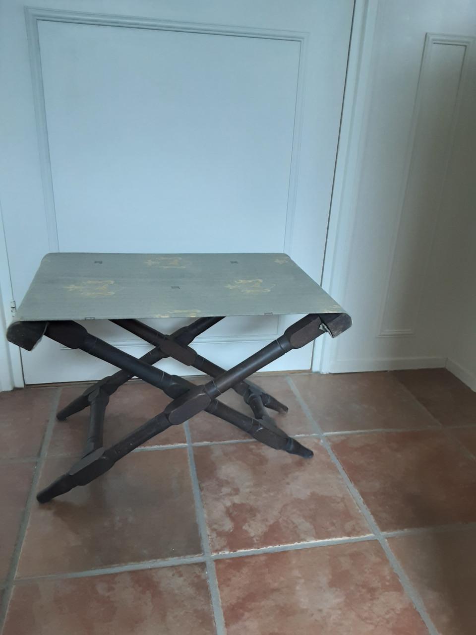 Opklapbaar krukje Voetenbankje